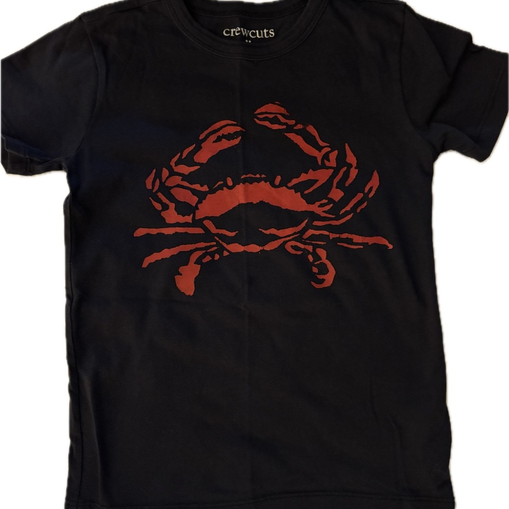 3 for $15 Crewcuts Navy T-Shirt with Red Crab Design